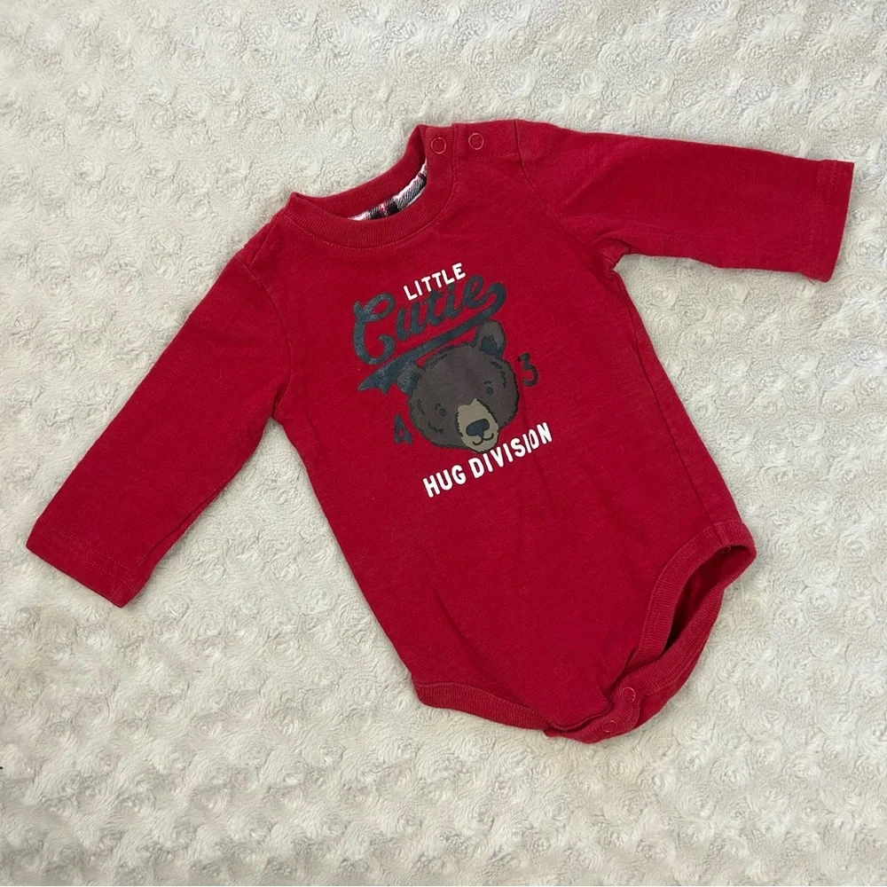 Baby Boy Bodysuit Shirt Bundle Size 0-3 Months Carter’s Cat & Jack